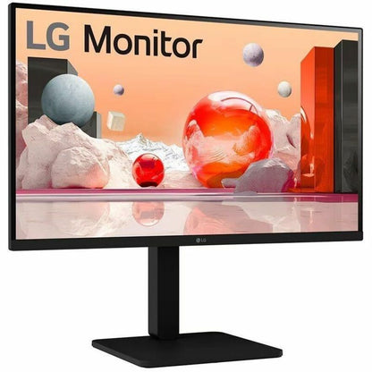 LG 27BA550-B 27" IPS LCD Monitor, Full HD 1920x1080, 100Hz, Built-in Speakers, USB Hub, Height/Pivot/Tilt/Swivel Stand, HDMI/DP/VGA, Matte Black (3 Year Warranty)