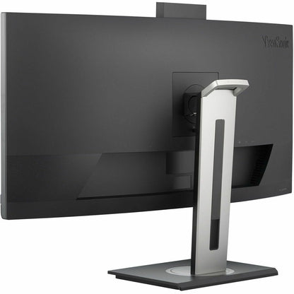 ViewSonic VG3457CV 34" Ultrawide QHD LED Monitor, Video Conferencing Docking Display, Windows Hello IR Webcam, 100W USB-C, 1440p Curved Screen, Built-in Speakers, RJ45 - VG3457CV Black (3 Year Warranty)