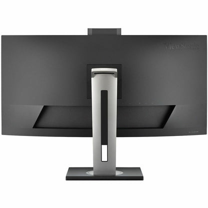 ViewSonic VG3457CV 34" Ultrawide QHD LED Monitor, Video Conferencing Docking Display, Windows Hello IR Webcam, 100W USB-C, 1440p Curved Screen, Built-in Speakers, RJ45 - VG3457CV Black (3 Year Warranty)