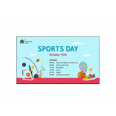 LG 43UM340E0UZ Digital Signage Display, Professional Visuals, Reliable Performance (1 Year Warranty)