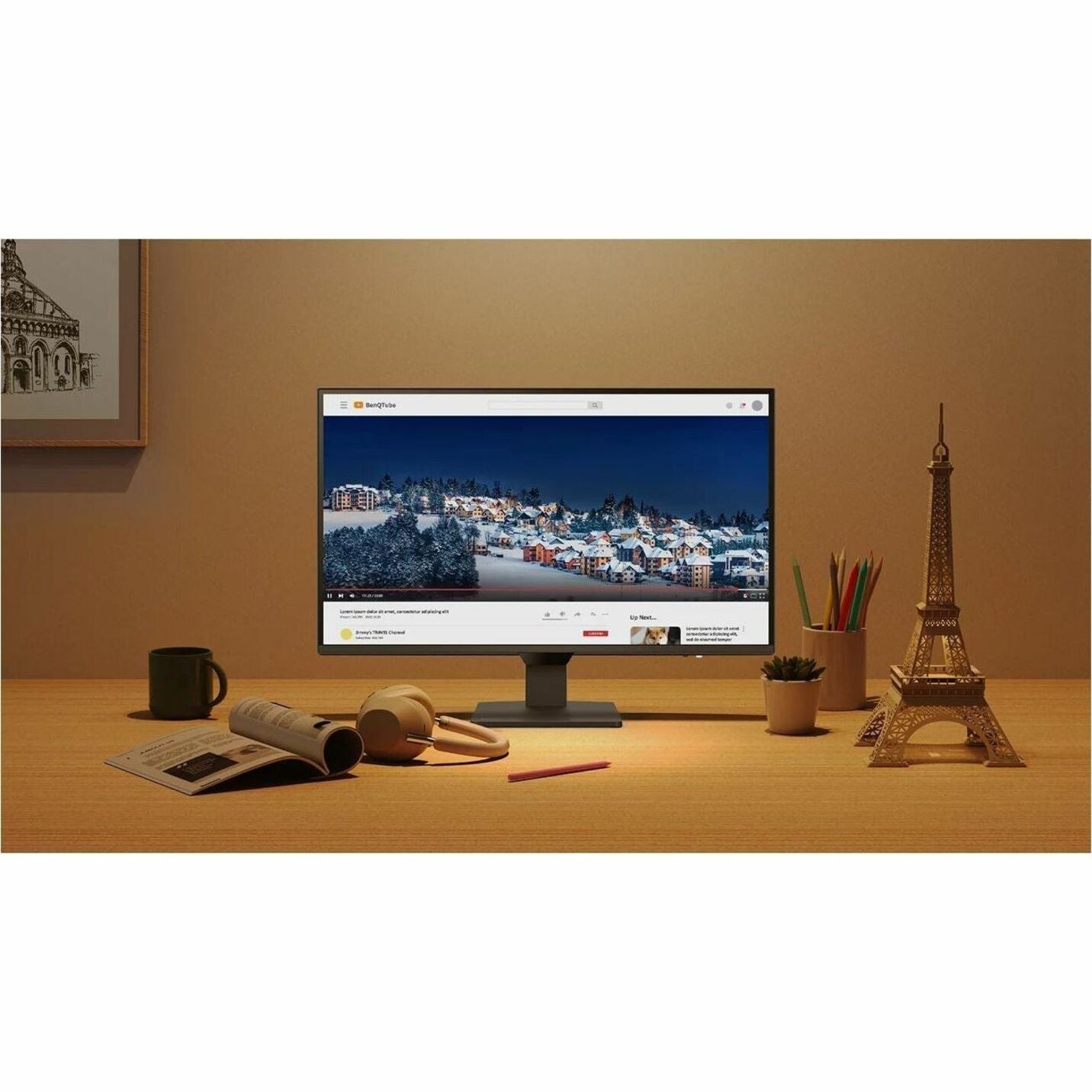 BenQ GW2790Q 27" WQHD LED Monitor, 2560x1440, 100Hz, IPS, 1ms Response, HDMI DisplayPort, Eye-Care, Gaming Home - GW2790Q (1 Year Warranty)