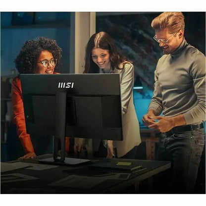MSI Pro MP245PG 24" Full HD IPS LCD Monitor, 100Hz, 1ms MPRT, Ergonomic Design, Eye Care Technology, 300 Nit, Adaptive Sync, Built-in Speakers, VESA Mount - Black - PROMP245PG (1 Year Warranty)