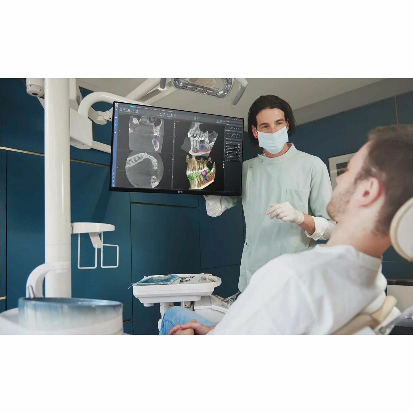 MSI Pro MP245PG 24" Full HD IPS LCD Monitor, 100Hz, 1ms MPRT, Ergonomic Design, Eye Care Technology, 300 Nit, Adaptive Sync, Built-in Speakers, VESA Mount - Black - PROMP245PG (1 Year Warranty)