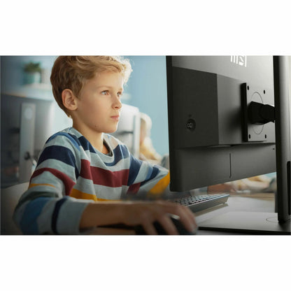 MSI Pro MP245PG 24" Full HD IPS LCD Monitor, 100Hz, 1ms MPRT, Ergonomic Design, Eye Care Technology, 300 Nit, Adaptive Sync, Built-in Speakers, VESA Mount - Black - PROMP245PG (1 Year Warranty)