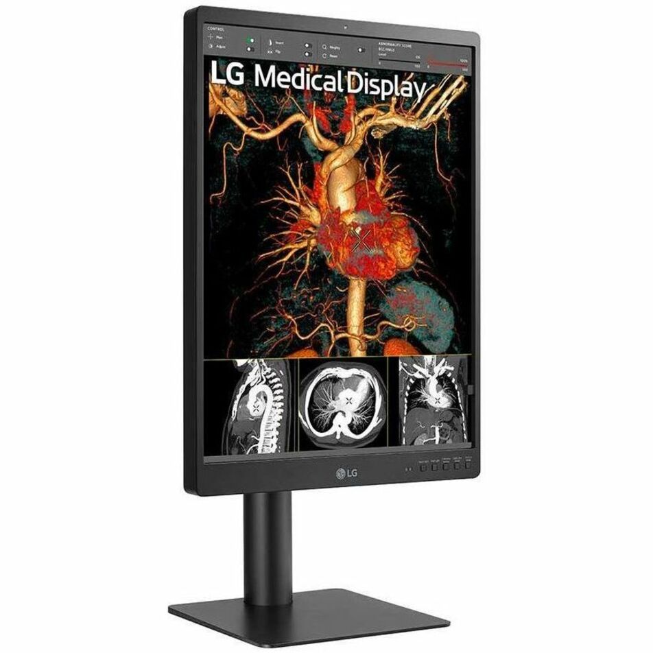 LG 21HQ513D-S 21" Healthcare LCD Monitor, QXGA IPS Display, 1100 Nit Brightness, Integrated Front Sensor, Height/Tilt/Pivot Adjustable, 3 DisplayPorts, USB Hub, RoHS Compliant - 21HQ513D-S (1 Year Warranty)