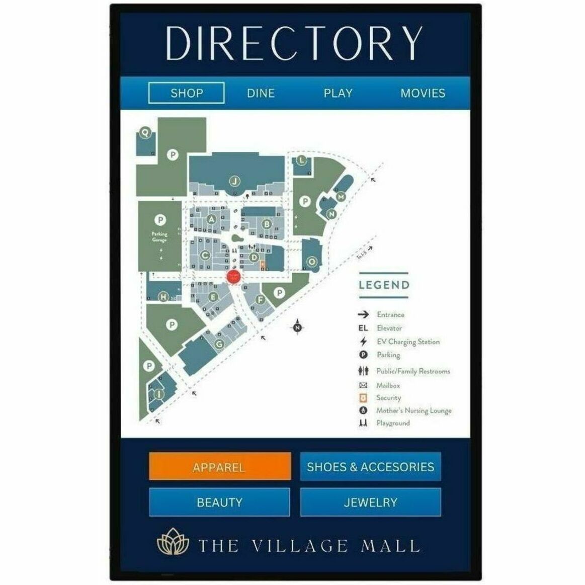 Planar SLP75-T 4K LCD Touch Display (998-3935-00)