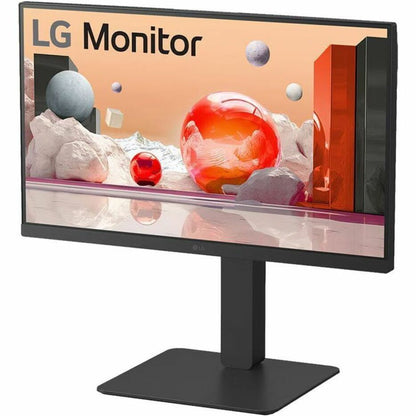 LG 24BA850-B 24" Business LCD Monitor, Full HD IPS, Built-in FHD Webcam/Mic/Speakers, USB-C 90W, 100Hz, RJ45, 6 USB Ports, Height/Pivot/Tilt/Swivel Stand, EPEAT, Black