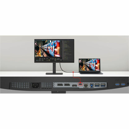 LG 24BA850-B 24" Business LCD Monitor, Full HD IPS, Built-in FHD Webcam/Mic/Speakers, USB-C 90W, 100Hz, RJ45, 6 USB Ports, Height/Pivot/Tilt/Swivel Stand, EPEAT, Black