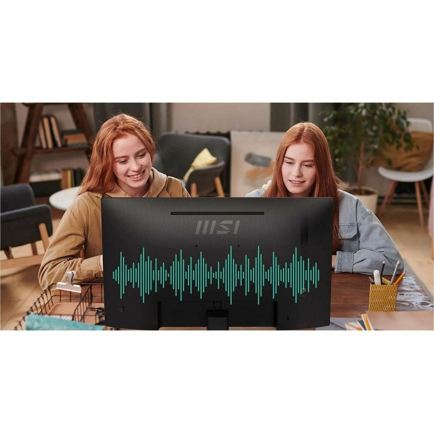 MSI Pro MP252 E2 24" LCD Monitor, 120Hz IPS, Full HD 1920x1080, 1ms MPRT, HDR Ready, Anti-Glare, Built-in Speakers, Gaming & Office, Adaptive Sync, VESA Mount - PROMP252E2 (1 Year Warranty)