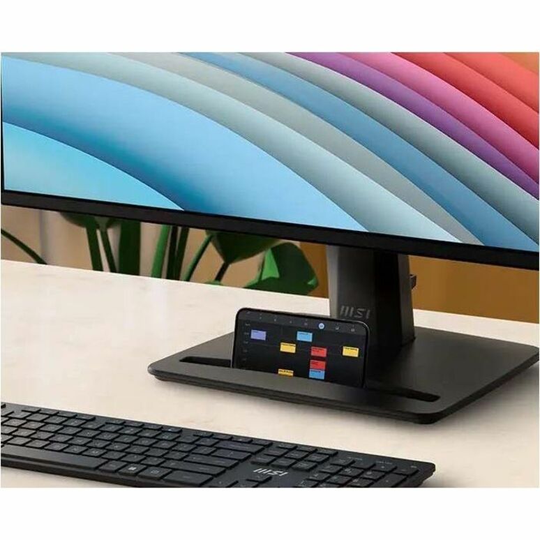 MSI Pro MP242A E2 24" LED Monitor, 120Hz FHD IPS Display, 1ms MPRT, HDR Ready, EyesErgo Technology, Adaptive Sync, Built-in Speakers, HDMI/DP/VGA, VESA Mount, Black - PROMP242AE2 (3 Year Warranty)