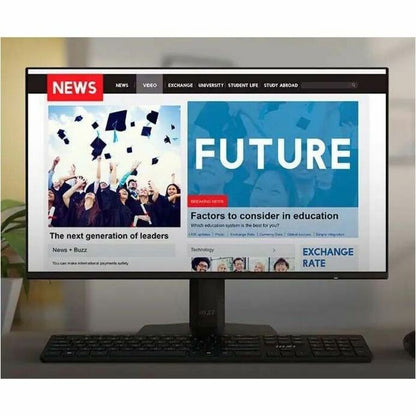 MSI Pro MP242A E2 24" LED Monitor, 120Hz FHD IPS Display, 1ms MPRT, HDR Ready, EyesErgo Technology, Adaptive Sync, Built-in Speakers, HDMI/DP/VGA, VESA Mount, Black - PROMP242AE2 (3 Year Warranty)