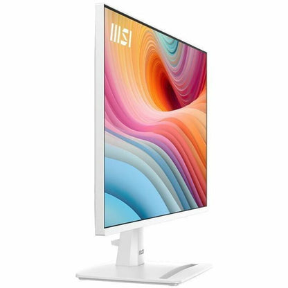 MSI Pro MP251WE2 25" Business LED Monitor, FHD IPS 120Hz, 1ms Response, HDR Ready, Anti-Glare, Frameless Design, Built-in Speakers, Adaptive Sync, Matte White - MP251WE2 (3 Year Warranty)