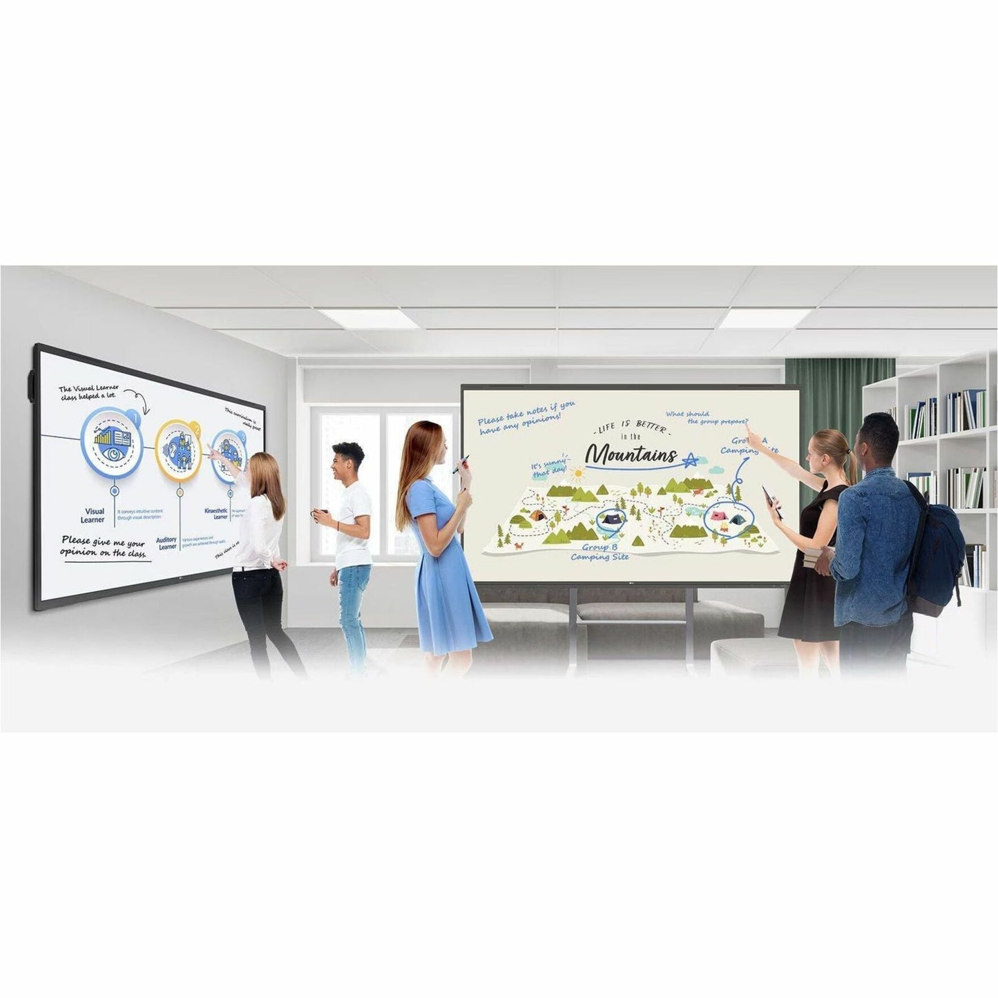 LG CreateBoard 65-inch Interactive Collaboration Display, Enhances Teamwork, 65TR3PN-B (1 Year Warranty)