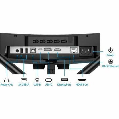 V7 L490DQ-HAS-N 49" Class Dual Quad HD (DQHD) Curved Screen LED Monitor - 32:9 - Black