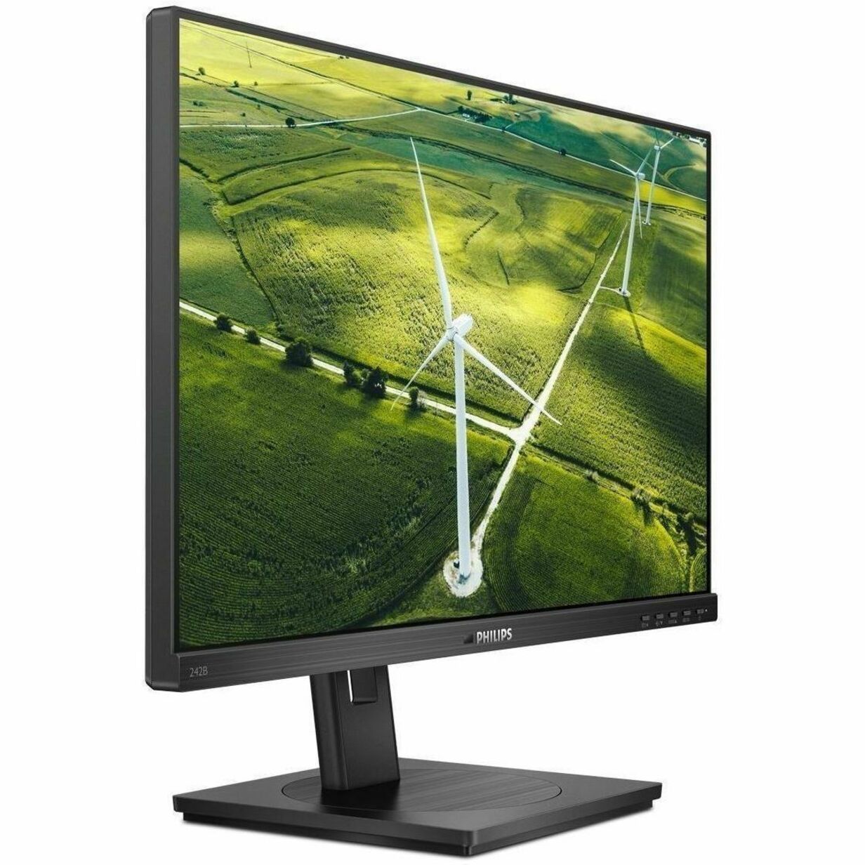 Philips B-Line 242B1G 23.8" IPS LED Monitor, 1920x1080 Full HD, PowerSensor, LowBlue Mode, Eye Comfort, 75Hz, Height Adjustable, HDMI/DP/VGA, Built-in Speakers, Energy Star, Black - 242B1G (4 Year Warranty)