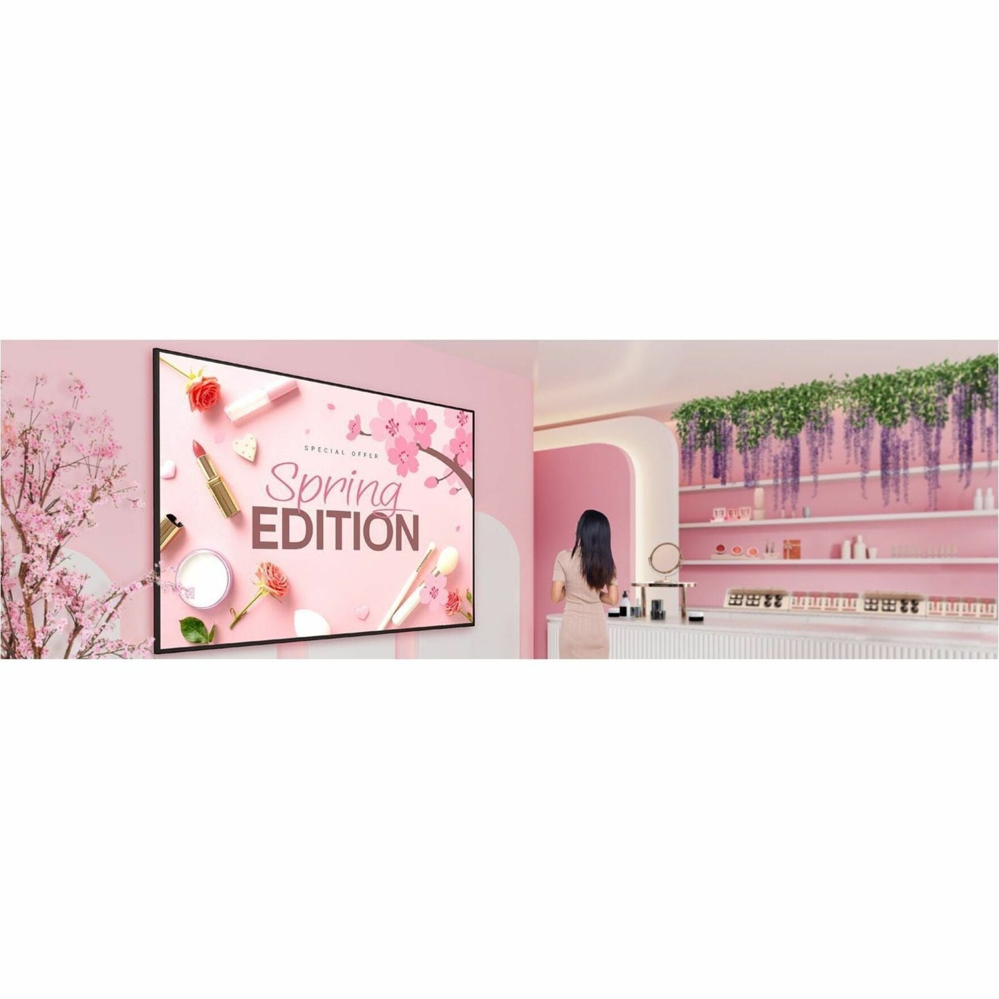 LG UH5N-M 86" UHD Signage Display, Slim Design, Fire Flame Resistance, Enhanced Security, 120Hz, Multi-USB, Anti-Glare, webOS, IP5x, ISO/IEC 15408 (1 Year Warranty)