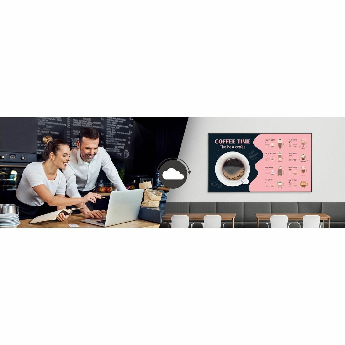 LG UH5N-M 86" UHD Signage Display, Slim Design, Fire Flame Resistance, Enhanced Security, 120Hz, Multi-USB, Anti-Glare, webOS, IP5x, ISO/IEC 15408 (1 Year Warranty)