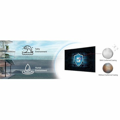 LG UH5N-M 86" UHD Signage Display, Slim Design, Fire Flame Resistance, Enhanced Security, 120Hz, Multi-USB, Anti-Glare, webOS, IP5x, ISO/IEC 15408 (1 Year Warranty)