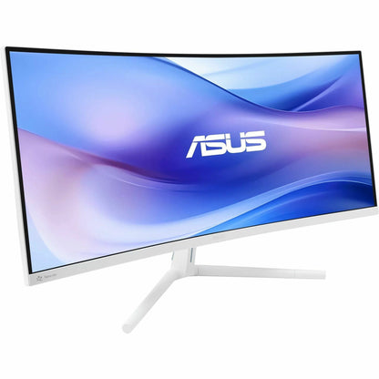 Asus VU34WCIP-W 34" Class UW-QHD Curved Screen LED Monitor - 21:9