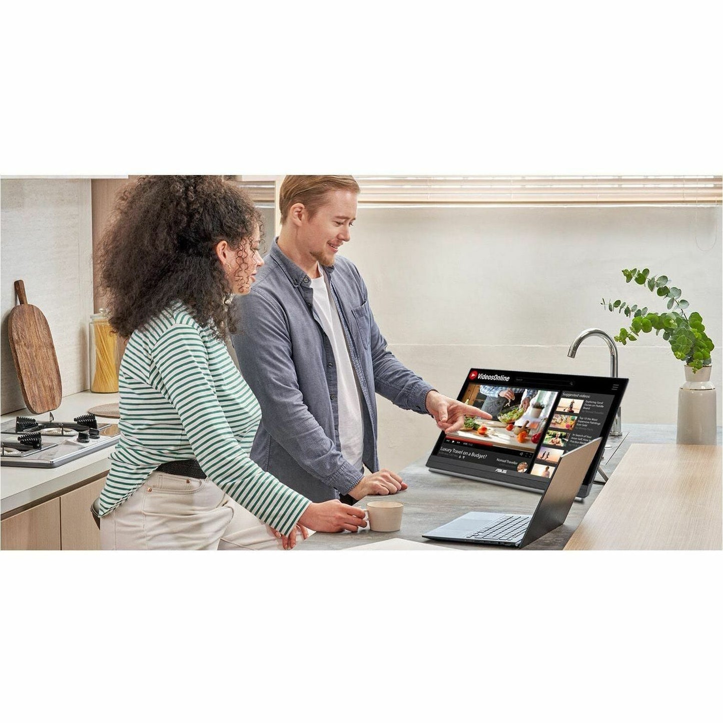 ASUS ZenScreen MB27ACF 27-inch QHD LED Portable Monitor, 100Hz IPS, USB-C PD 70W, 2.1-channel Audio, Versatile Ergonomic Mounting, ENERGY STAR Certified (1 Year Warranty)