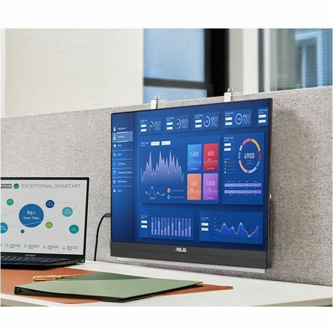 ASUS ZenScreen MB27ACF 27-inch QHD LED Portable Monitor, 100Hz IPS, USB-C PD 70W, 2.1-channel Audio, Versatile Ergonomic Mounting, ENERGY STAR Certified (1 Year Warranty)