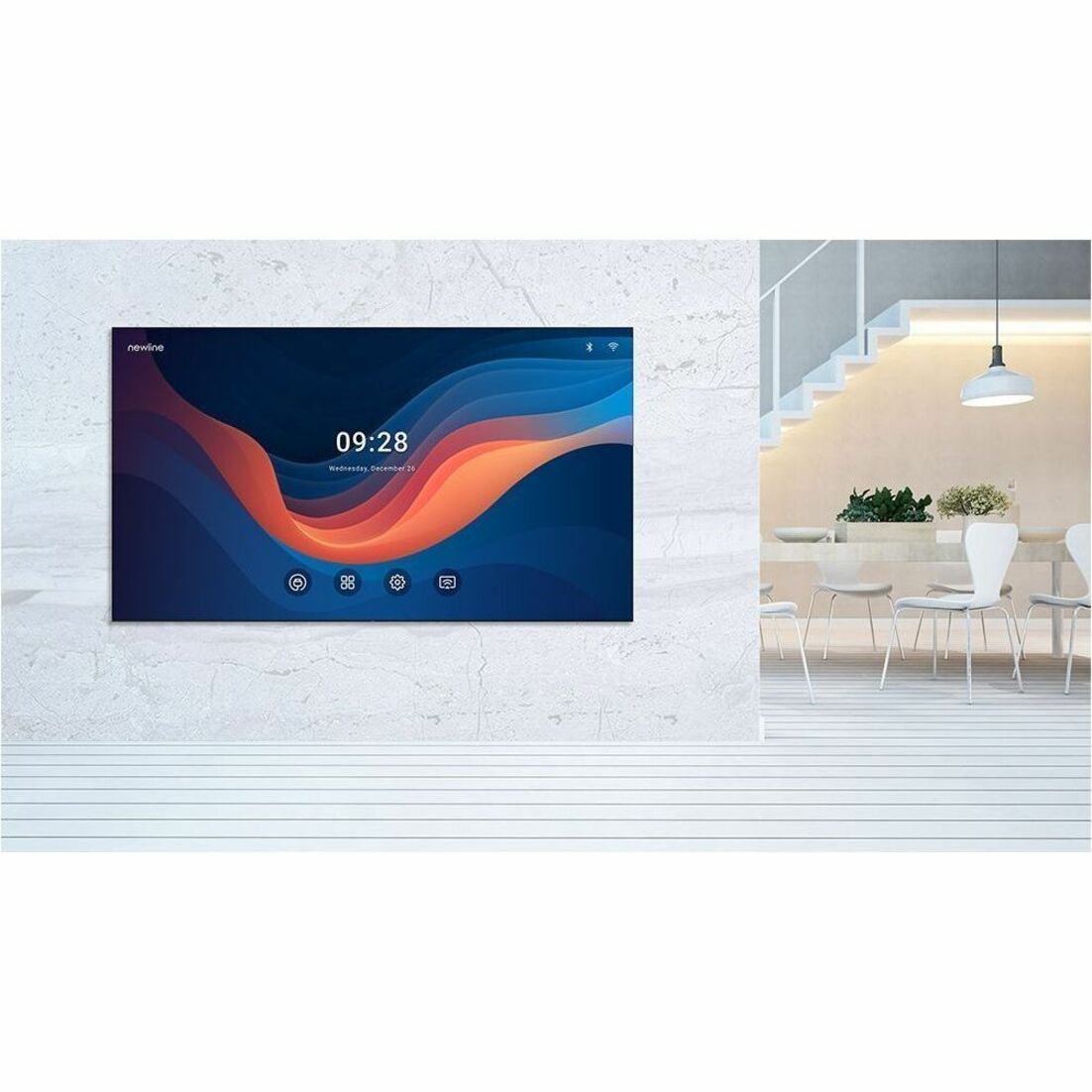 Newline DV One+ High-Performance Interactive Display, Android 13 OS, 135-216", Advanced Network Control, Sleek Design, Easy Calibration (1 Year Warranty)