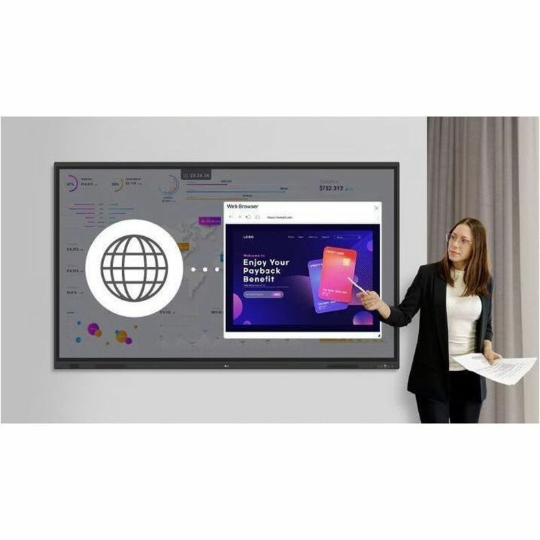 LG 65" 3840 x 2160 UHD Touch Monitor (65TR3DQ-B)