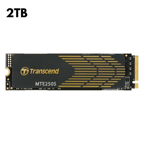 Transcend 2TB MTE250S NVMe Gen4 PCIe M.2 2280 with Graphene Heatsink Up to 7,200MB/s Gaming SSD Internal Hard Drive (Brand New)