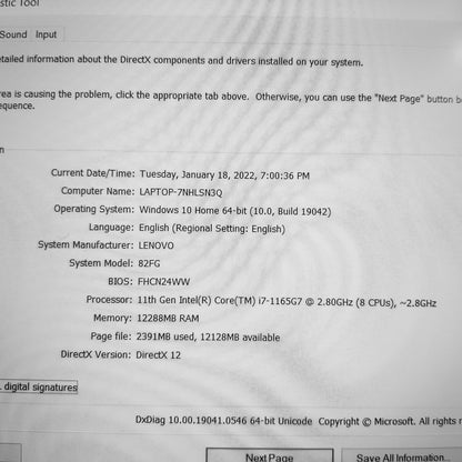 Lenovo IdeaPad 5 15itl05 i7-1165g7 Iris Xe Laptop (Brand New)