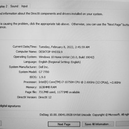 Dell G7 7700 GTX 1660 Ti 300hz i7-10750h 17.3" Gaming Laptop (Brand New)