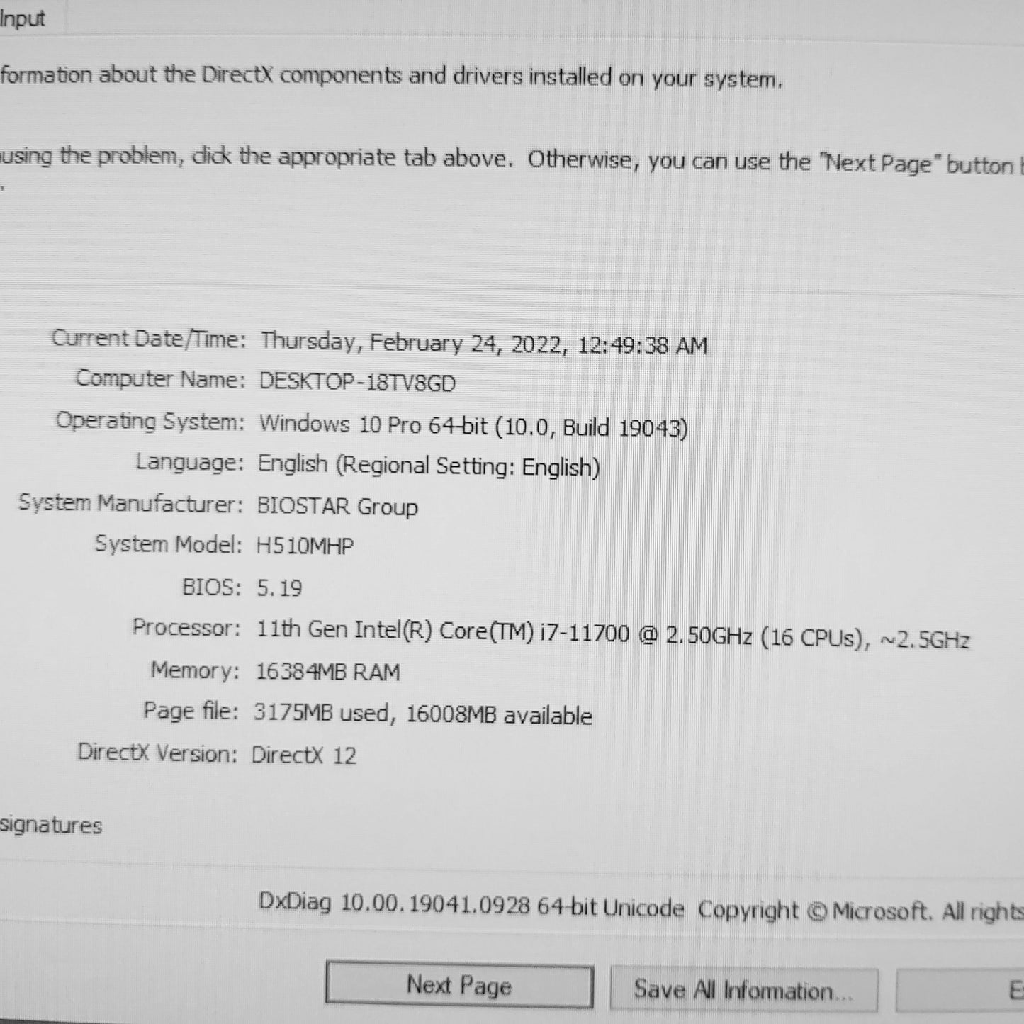 Abkoavcore Cassiopeia RGB Case i7-11700 RTX 3060 Ti Desktop Computer (New)