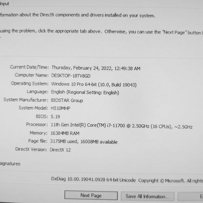 Abkoavcore Cassiopeia RGB Case i7-11700 RTX 3060 Ti Desktop Computer (New)