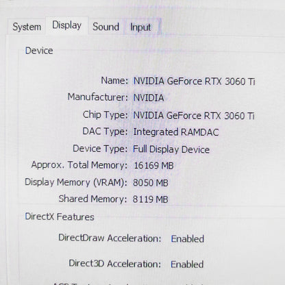 Abkoavcore Cassiopeia RGB Case i7-11700 RTX 3060 Ti Desktop Computer (New)