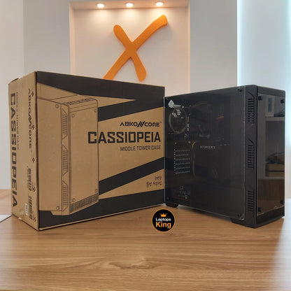 Abkoavcore Cassiopeia RGB Case i7-11700 RTX 3060 Ti Desktop Computer (New)
