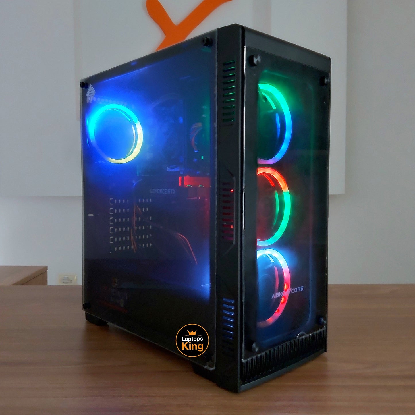 Abkoavcore Cassiopeia RGB Case i7-11700 RTX 3060 Ti Desktop Computer (New)