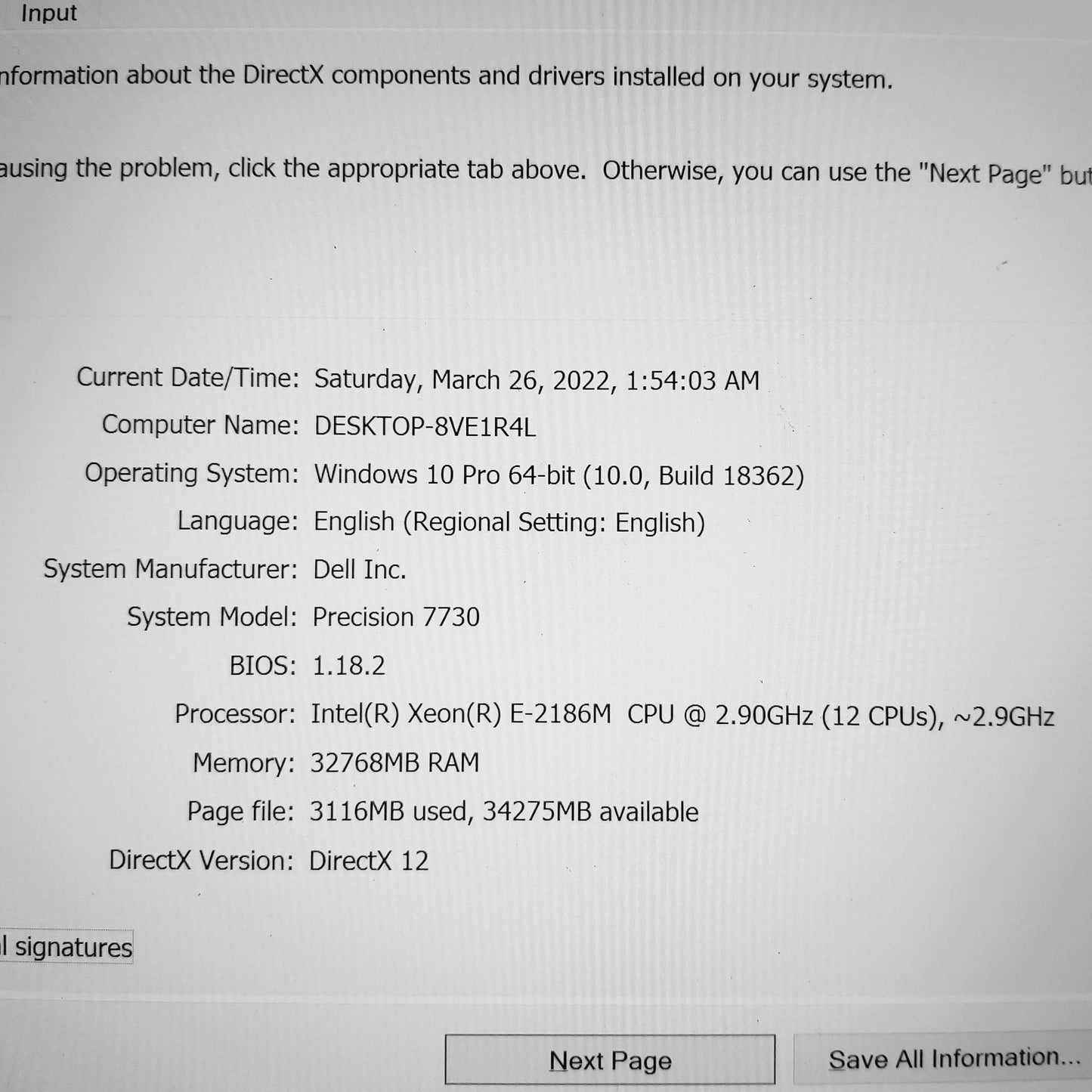 Dell Precision 7730 Xeon E-2186m 17.3" 4K Workstation Laptop (New Open Box)
