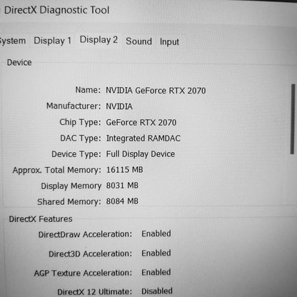 Asus Rog Strix 512GL i7-10750H RTX 2070 144Hz Gaming Laptop (Open Box)