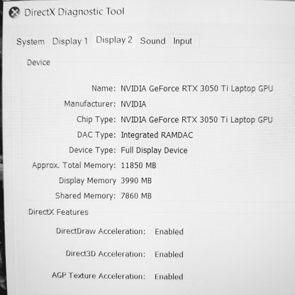 Dell G15 5515 Ryzen 7 5800h RTX 3050 Ti 120Hz Gaming Laptop Offers (New Open Box)