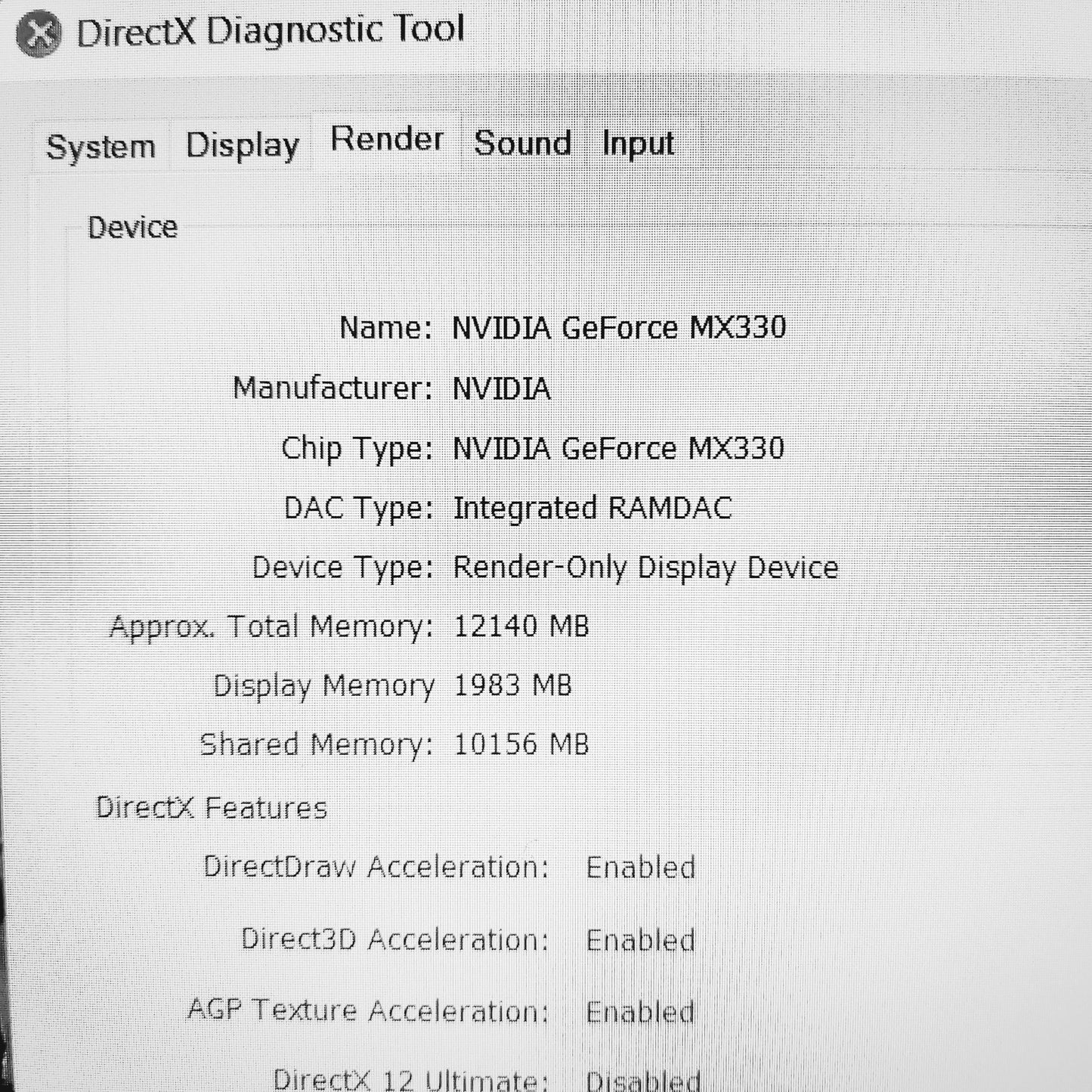 Lenovo IdeaPad 3 15IML05 / 81WB i7 MX330 Laptop (Used Very Clean)