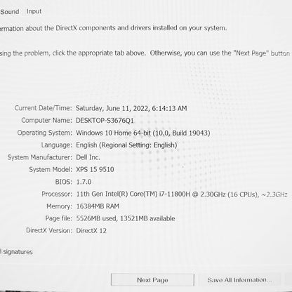 Dell XPS 15 9510 RTX 3050 Ti Gaming Laptop Offers (New Open Box)