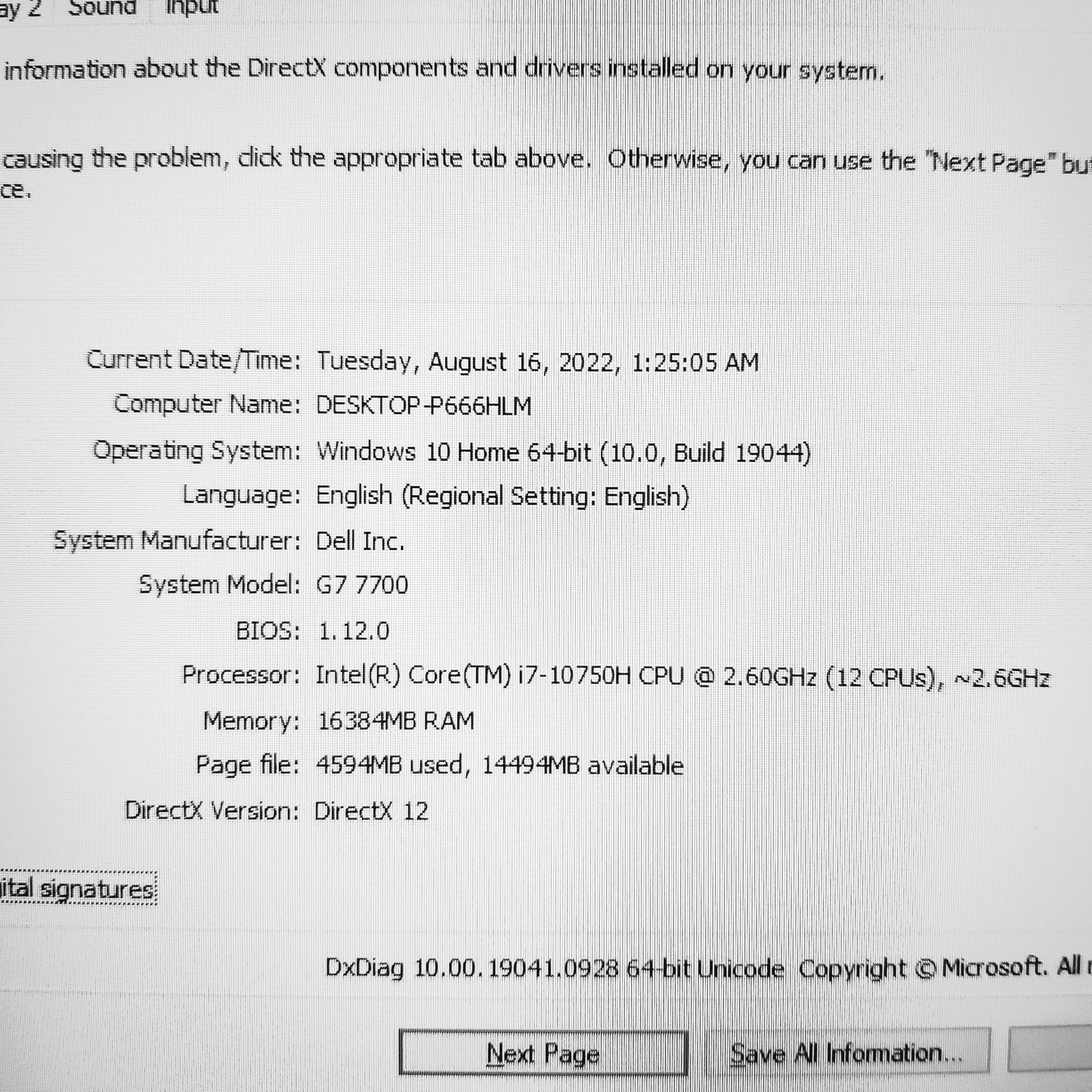 Dell G7 7700 i7-10750h GTX 1660Ti 144Hz 17.3" Gaming Laptop (Open Box)