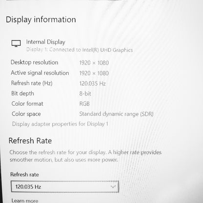 Dell G3 3500 White i5-10300h GTX 1660ti 120Hz Gaming Laptop (New Open Box)