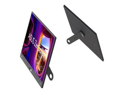 ASUS ZenScreen MB166CR 15.6" Portable LED Monitor, Full HD IPS, USB-C, 178° Wide View, Eye Care, Flicker-Free, Blue Light Filter, 360° Kickstand, Landscape/Portrait - MB166CR (3 Year Warranty)