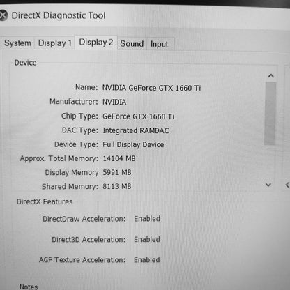 MSi Gl63 i7-9750h GTX 1660Ti 120Hz Gaming Laptop (Open Box)