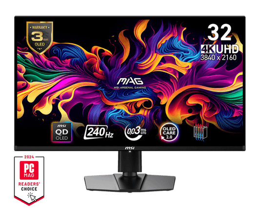 32" MSI MAG 321UPX QD-OLED Monitor