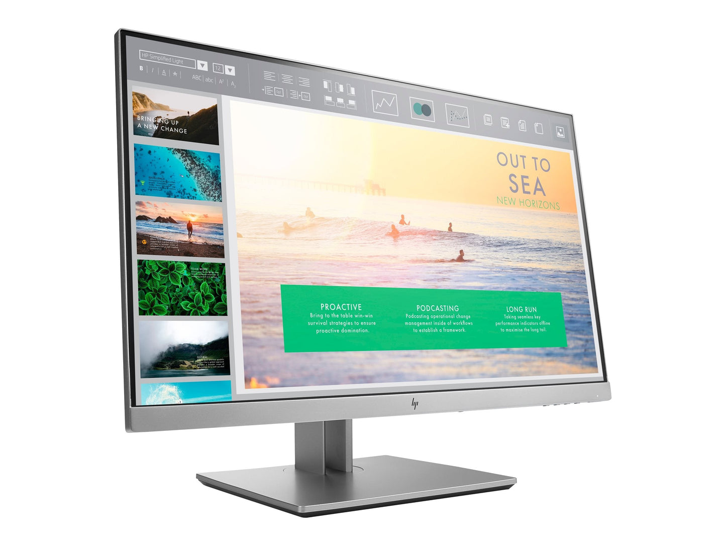 HPI SOURCING - NEW E233 23" Class Full HD LCD Monitor - 16:9 - Black, Silver (1FH46A8)
