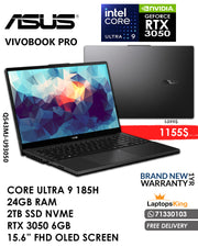 Asus vivobook pro Q543MJ-U93050 CORE ULTRA 9 185H RTX 3050 15.6” OLED LAPTOP