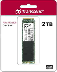 Transcend 2TB 110S PCIe SSD M.2 2280 NVMe PCIe Gen3x4 Internal Hard Drive (Brand New)