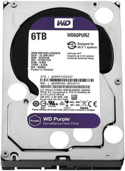 Western Digital 6TB  SATA 6 Gb/s, 64 MB Cache, 3.5"  Purple Surveillance Internal Hard Drive (Brand New)