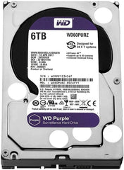 Western Digital 6TB  SATA 6 Gb/s, 64 MB Cache, 3.5"  Purple Surveillance Internal Hard Drive (Brand New)